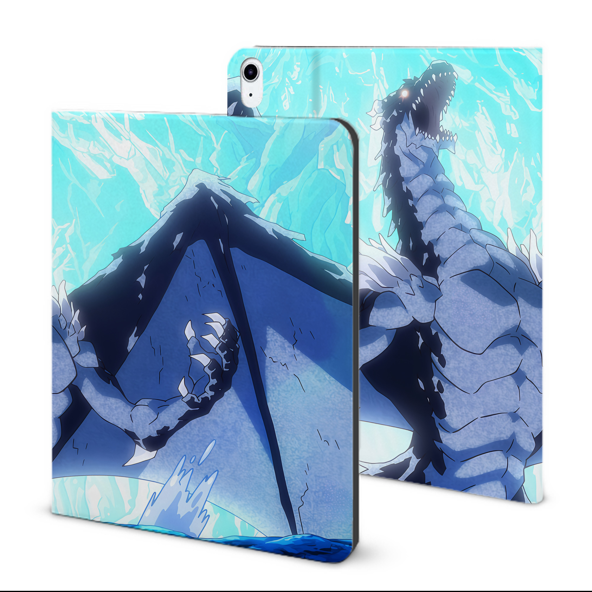 （画像用） 転スラ Regarding Reincarnated to Slime IPad ケース ブック型 PUレザー TPU 耐衝撃 軽量 薄型 ペン収納なし 全面保護 IPad 各モデル対応